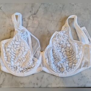 NWT Freya Soiree Bra, White, 28H